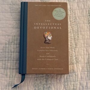 The Intellectual Devotional Book - Brown and Blue